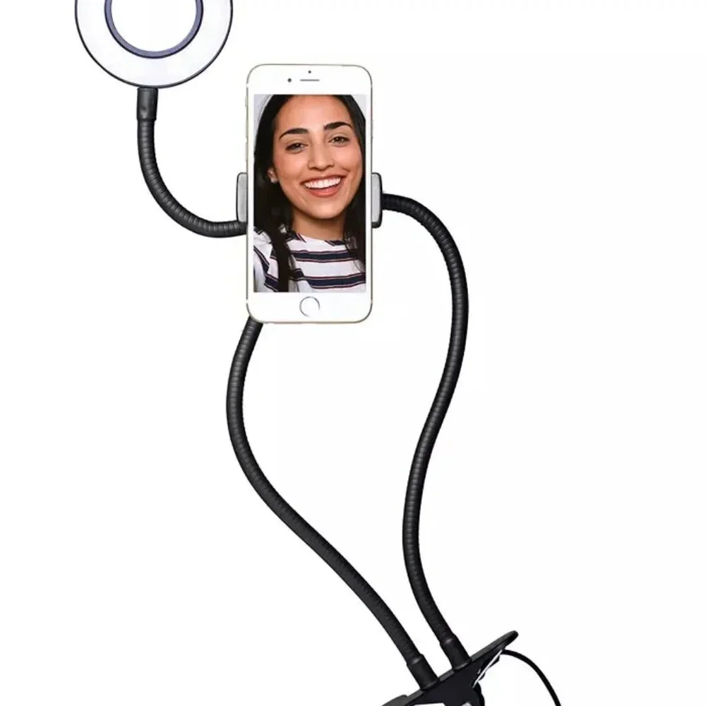 Swipe Smartphone Holder with LED Vlogging Light - Picture 2 of 14